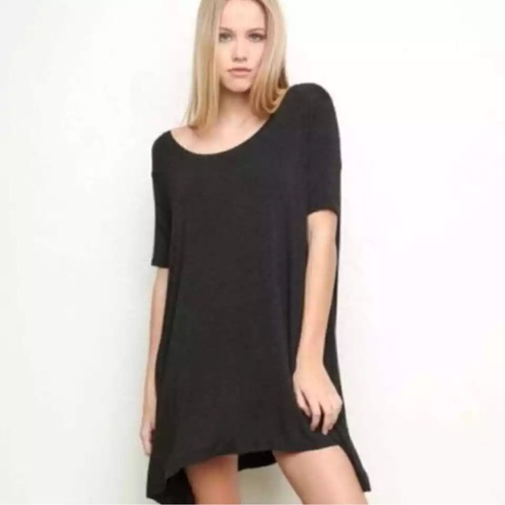 Brandy Melville Black Tee Shirt Dress Women’s One Size